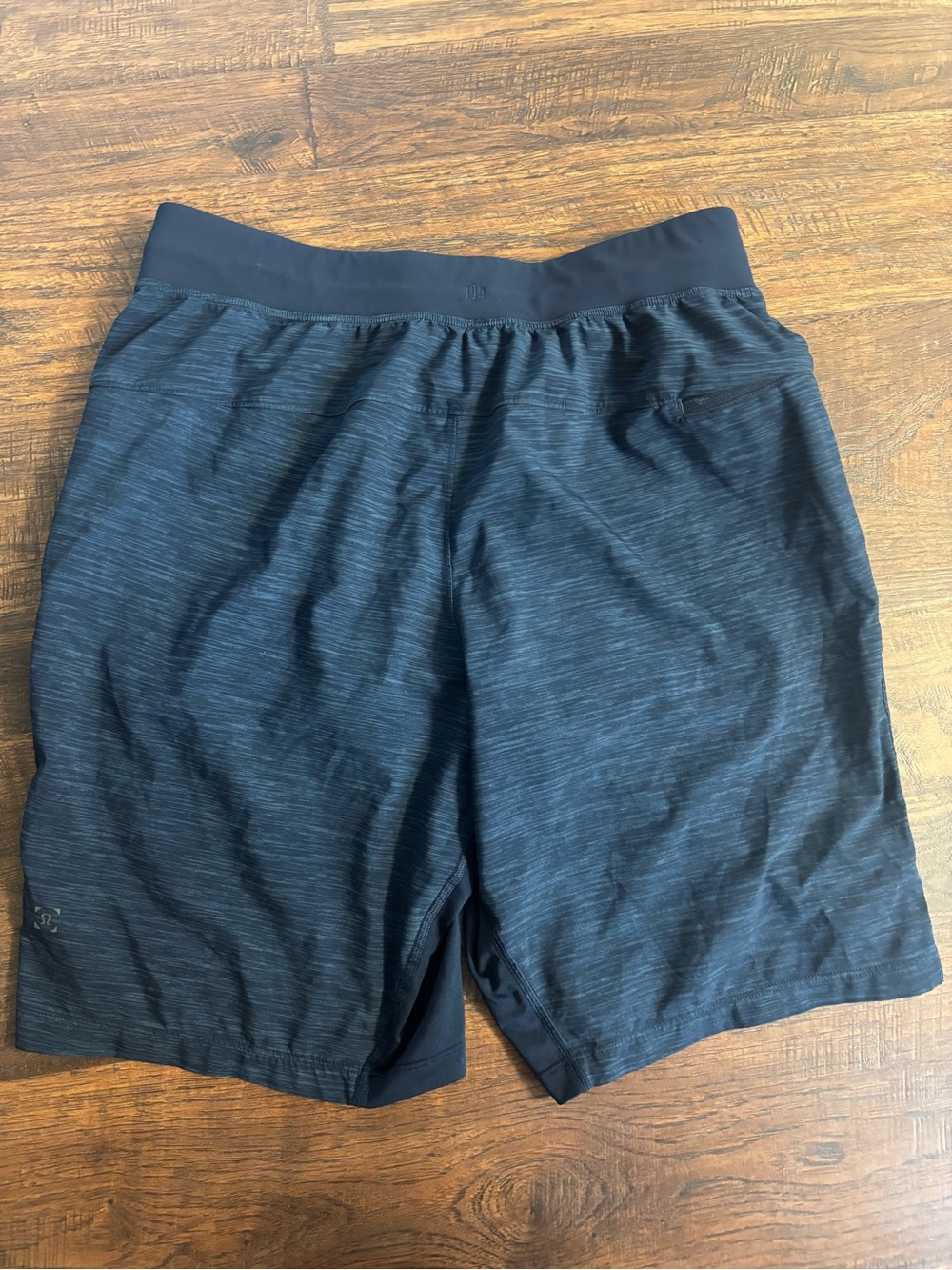 Men’s Lululemon T.H.E. Short *9" Heather Allover Iron Blue True Navy